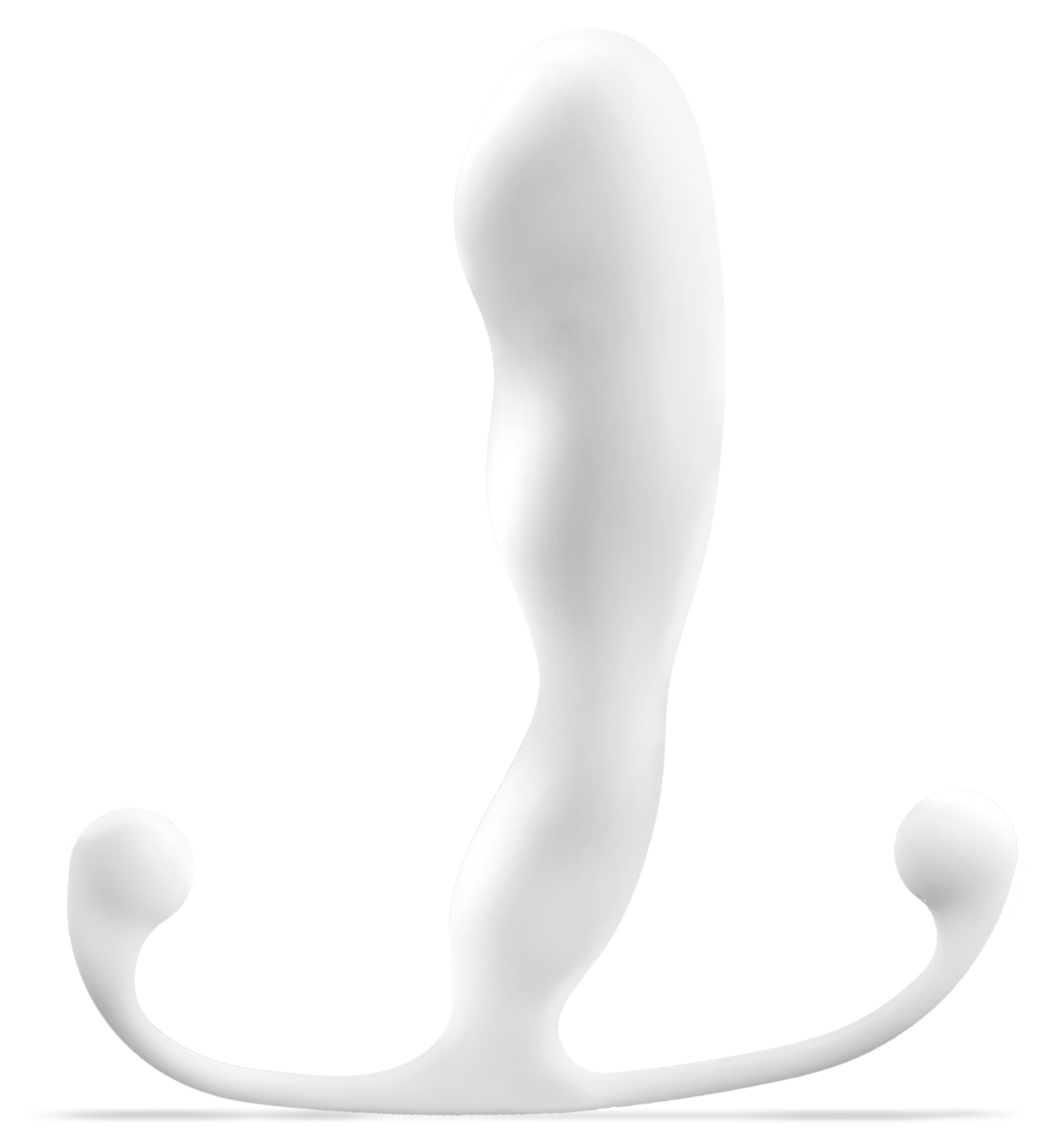 The white Aneros Helix Trident Prostate Massager.