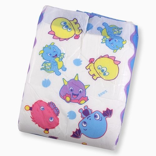 A single Rearz Disposables Diapers featuring the Lil' Monsters.