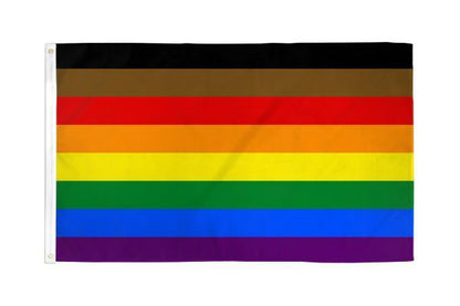 More Colors More Pride Philly Flag with grommets