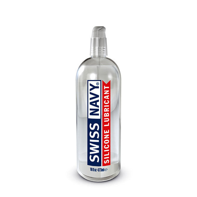 Swiss Navy Silicone Lubricant, 16 ounces.