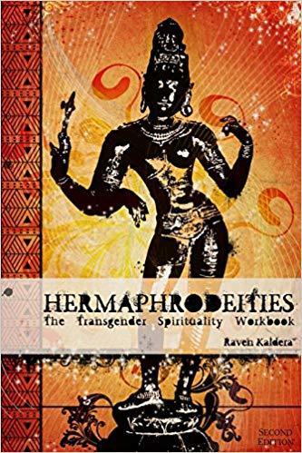 The front cover of Hermaphrodeities by Raven Kaldera.