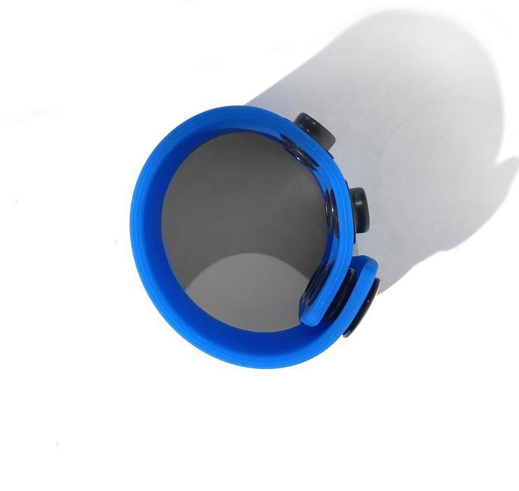 The blue Boneyard Silicone Ball Strap.