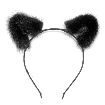 Black Cat Ear Headband.