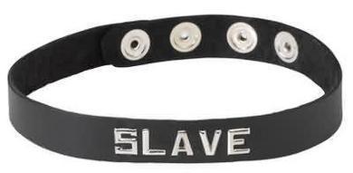 The Slave word collar.