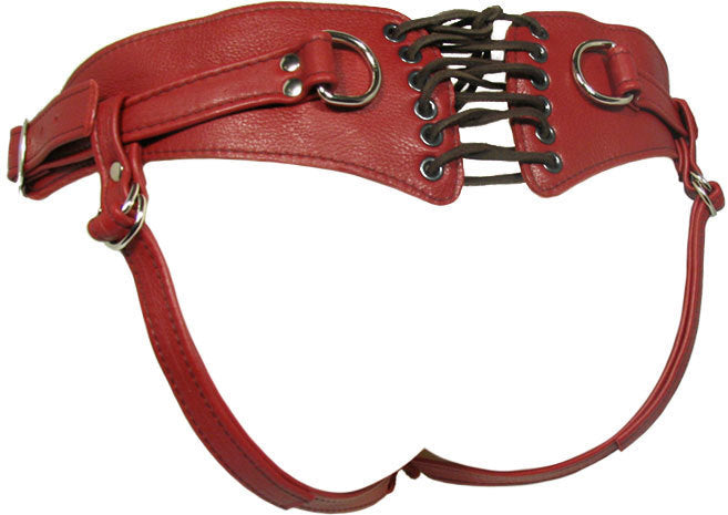Minx Harness Cherry Red Rear