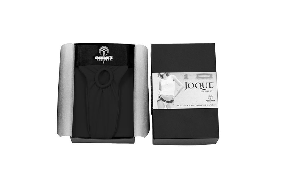The packaging for the Joque Harness.