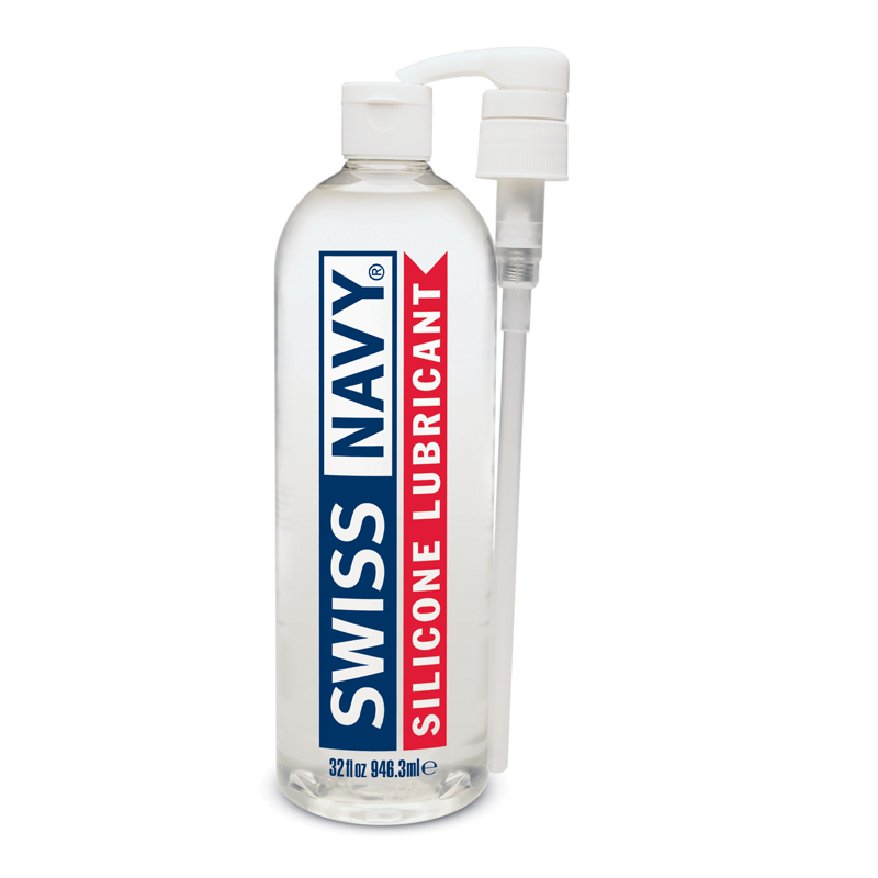 Swiss Navy Silicone Lubricant, 32 ounces.