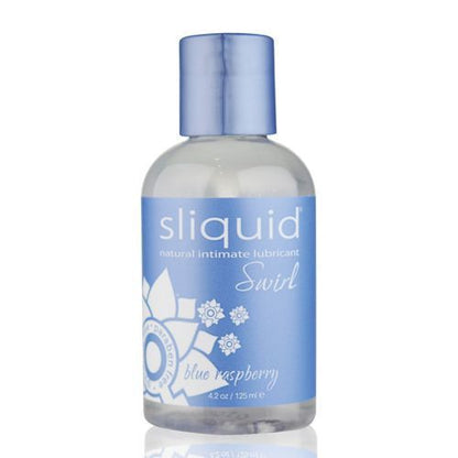 Sliquid Naturals Swirl Blue Raspberry, 4.2 ounce.