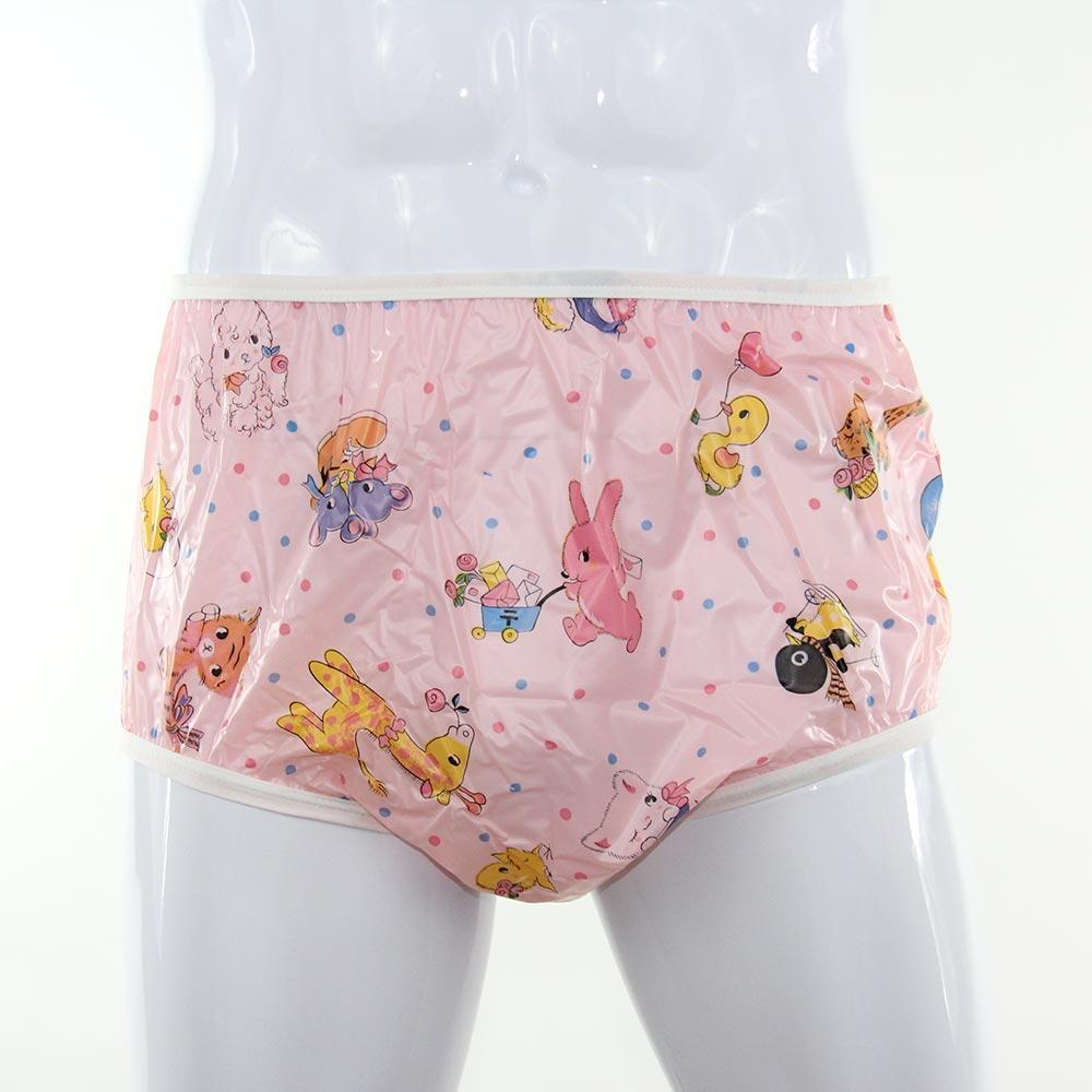Pink Animal Print Lowrider Vinyl Pant.