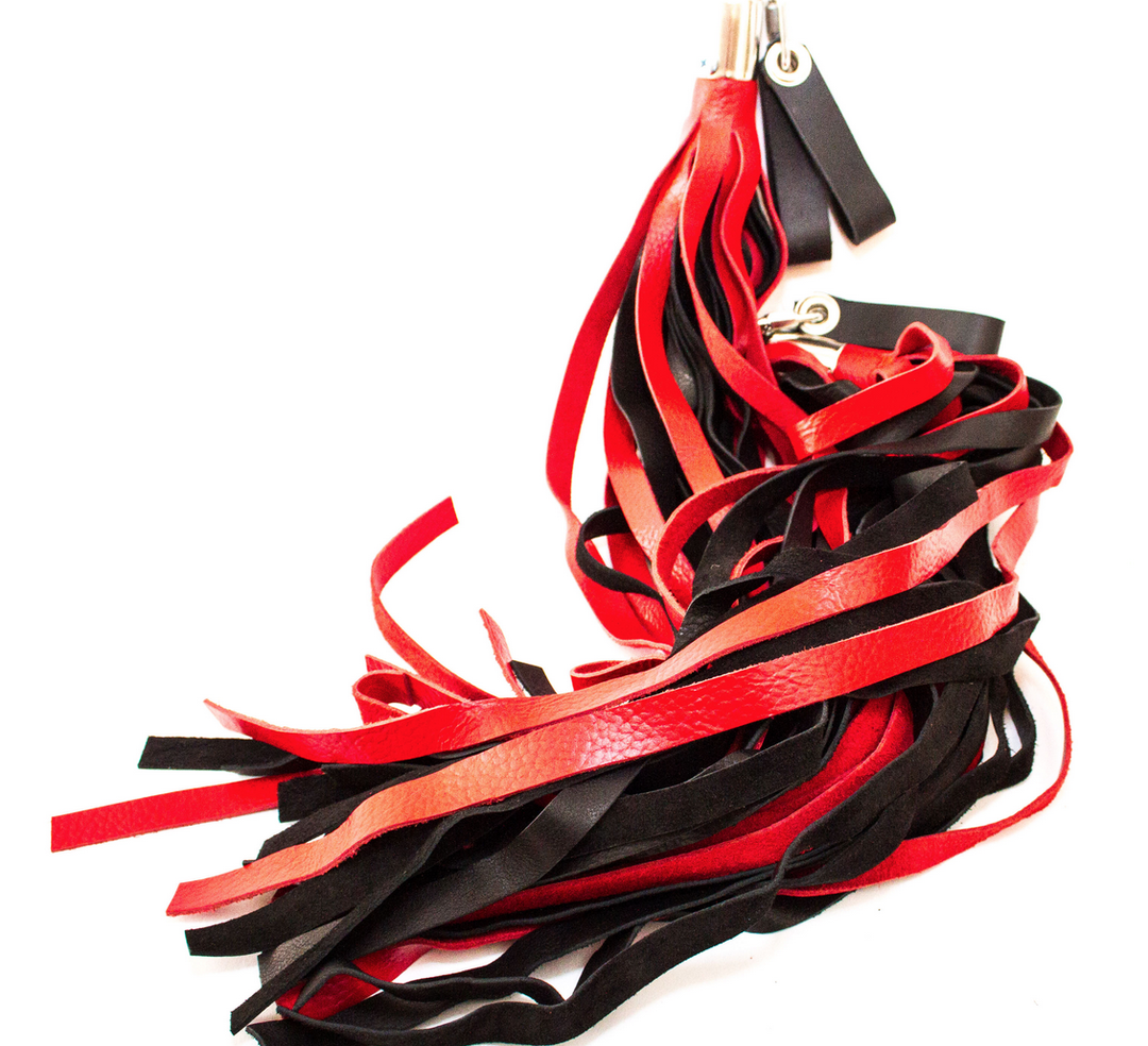 Bull Hide Finger Loop FLogger Red Black