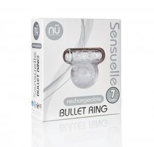 The packaging for the Sensuelle Bullet Ring Vibrator.