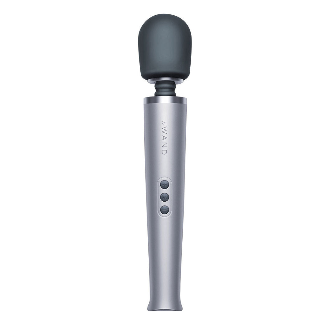 The grey Le Wand Rechargeable Vibrator.