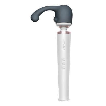 Le Wand massager with curve attachment.
