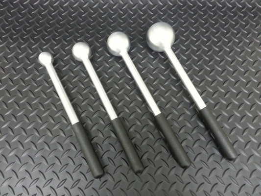 Four sizes of Aluminum Butt Bomb Fister Balls.