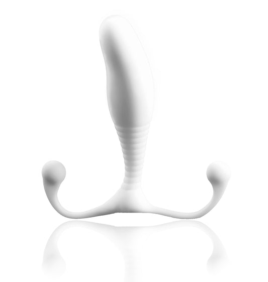The white Aneros MGX Trident Prostate Massager.