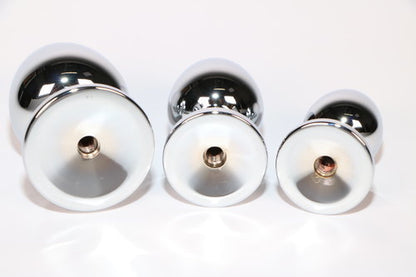 Interchangeable Screw-On Tail Steel Anal Plug System Passional Boutique Store Interchangeable Screw-On Tail Steel Anal Plug System Passional Boutique Store