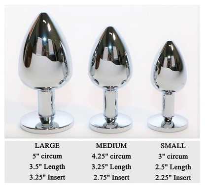 Interchangeable Screw-On Tail Steel Anal Plug System Passional Boutique Store Interchangeable Screw-On Tail Steel Anal Plug System Passional Boutique Store