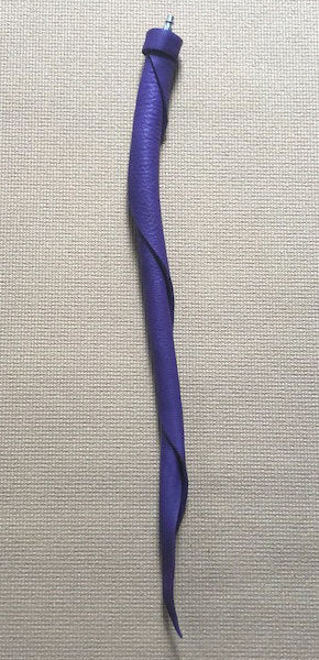 A purple Unique Kink Dragon Tail Head without handle attached.