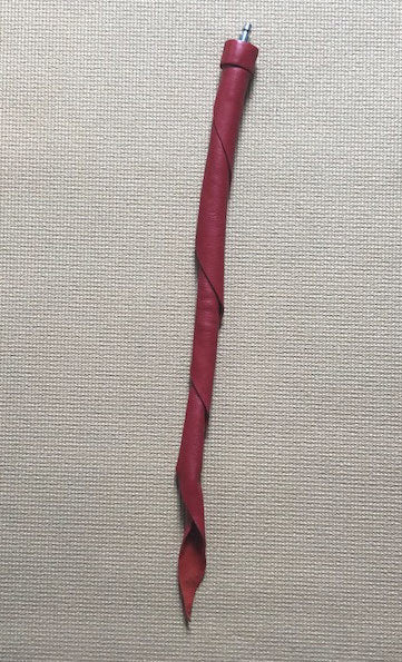 The red Unique Kink Dragon Tail Head without handle.