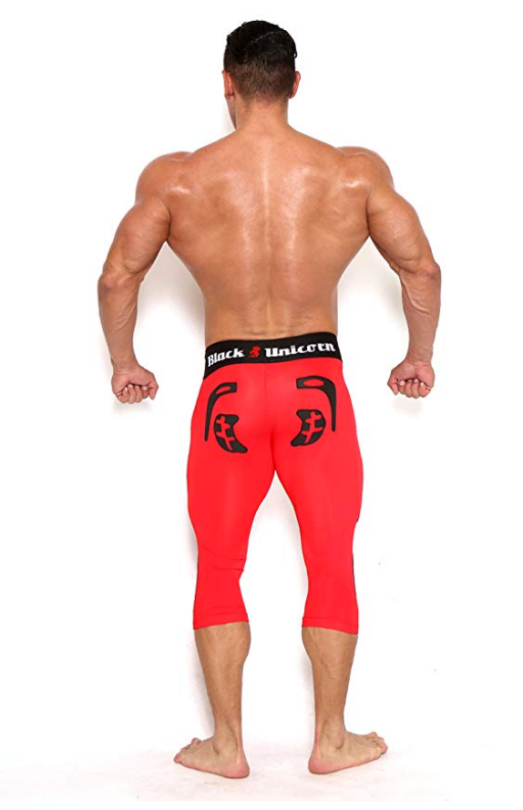 Back to the Future Practice Pants on model rear view