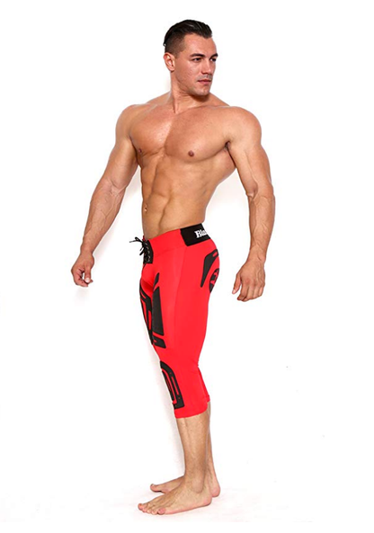 Back to the Future Practice Pants on model left side view