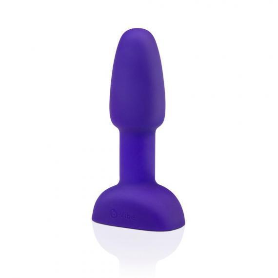 B-Vibe Petite Rimming Anal Plug Vibrator in purple
