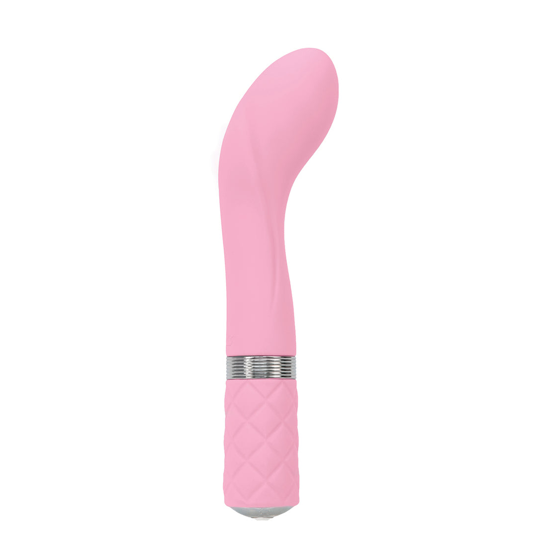 The side of the Pillow Talk Sassy G-Spot Vibrator PInk