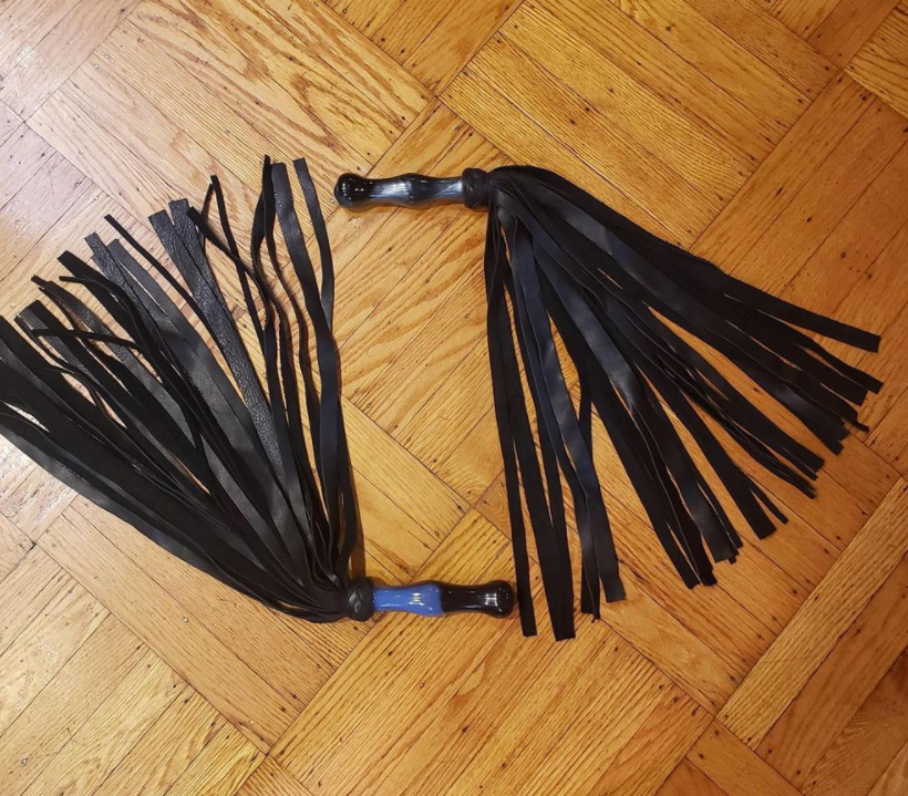 Acrylic Handle Flogger