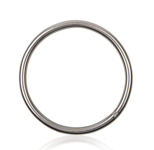 A classic steel suspension ring.