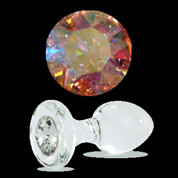 The aurora borealis Crystal Delight Plug with Crystal Base.