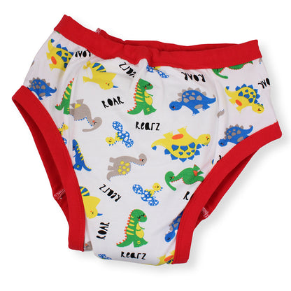 Dinosaurs Adult Training Pants with red waistband
