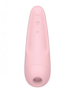 The pink Satisfyer Curvy 2+, front view.