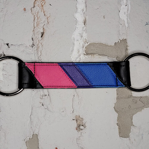 The Bisexual Pride Flag Center Strap.