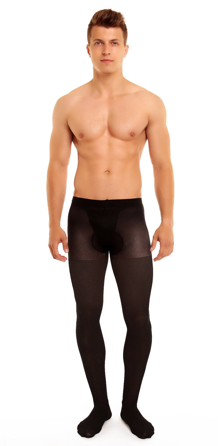 The black Luxury Compression Pouch Tights.