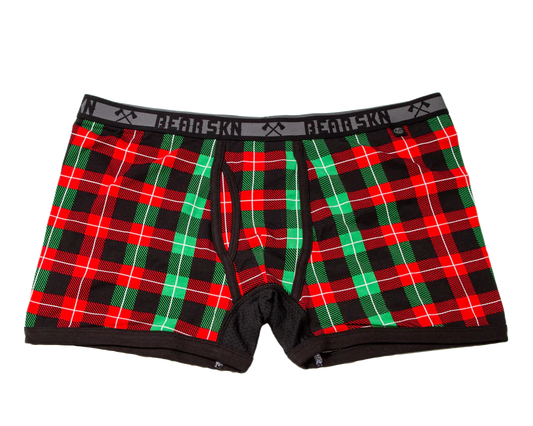 The front of the Holiday Backwoods Boxer Briefs.