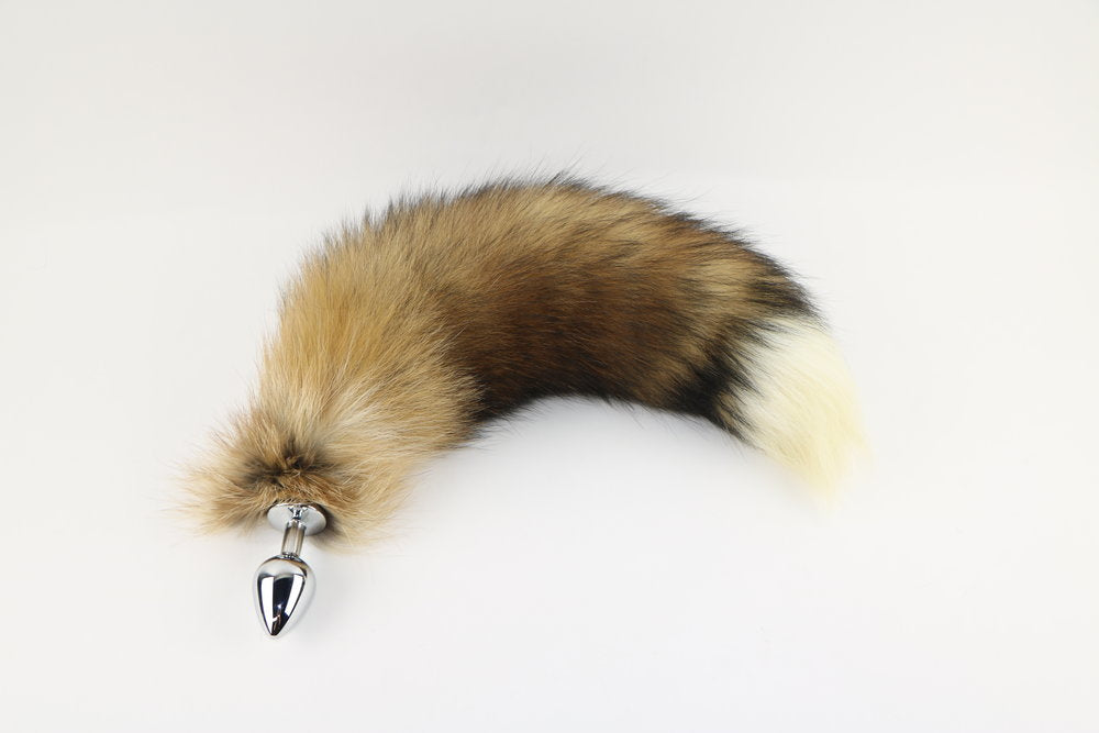 Natural Red Fox Interchangeable Tail