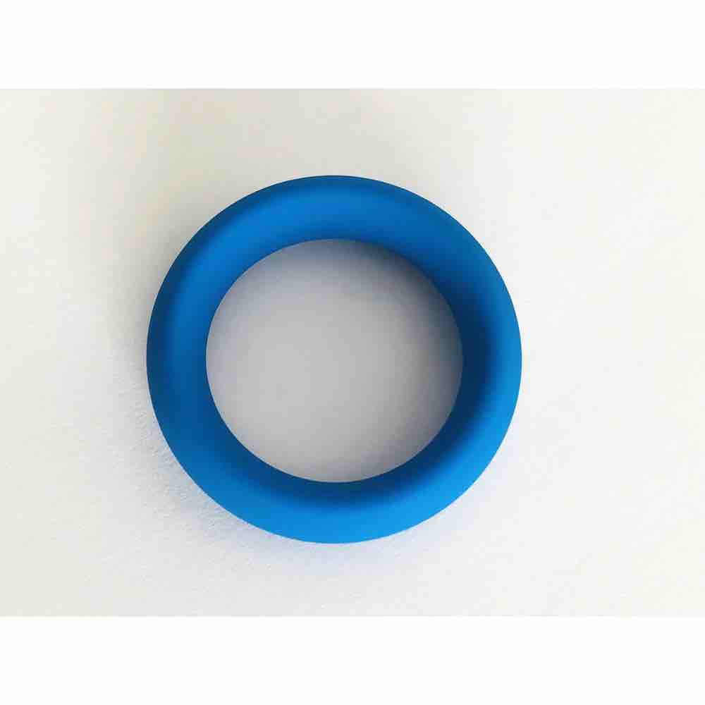 The blue Meat Rack Cock Ring.