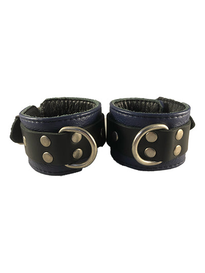 Blurple jaguar cuffs with rings