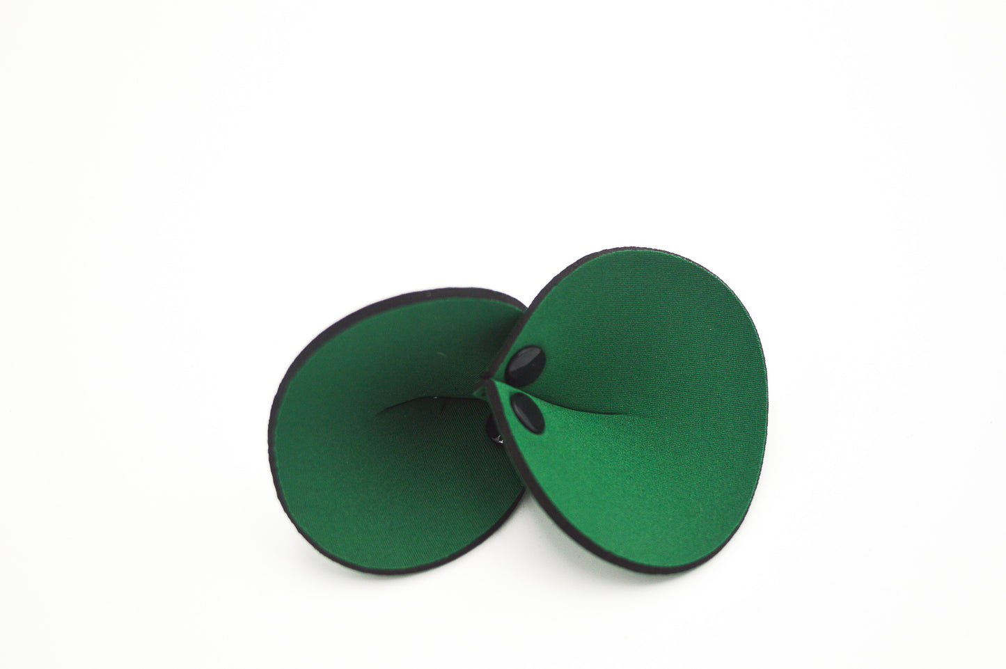 Green Neoprene Snap-On K-Br Ears.