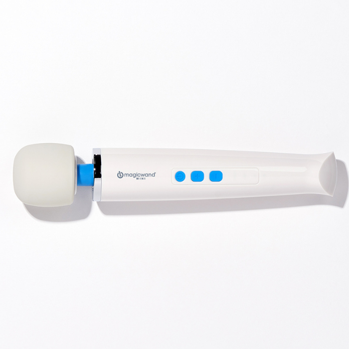 Mini magic wand rechargeable vibrator.