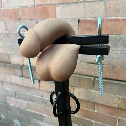 Ballistic Cock and Ball Pillory