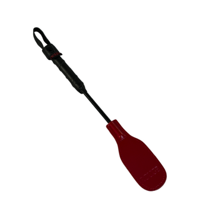 Red Rouge Oval Leather Mini Paddle.