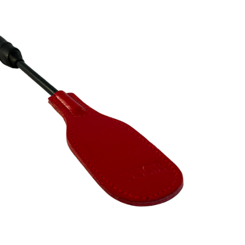 Red Rouge Oval Leather Mini Paddle Head.