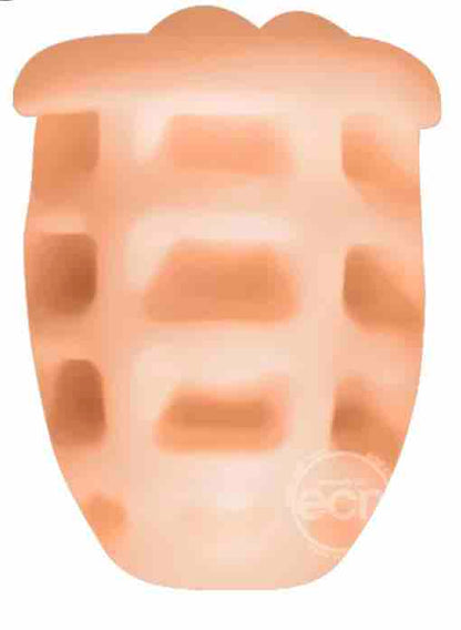 The outside sleeve of the Vaginal Alive Mini Shot Masturbator.