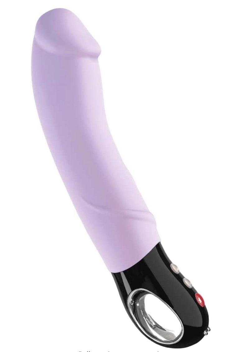 Big Boss G5 Vibrator in Amethyst/Candy Violet, side view.