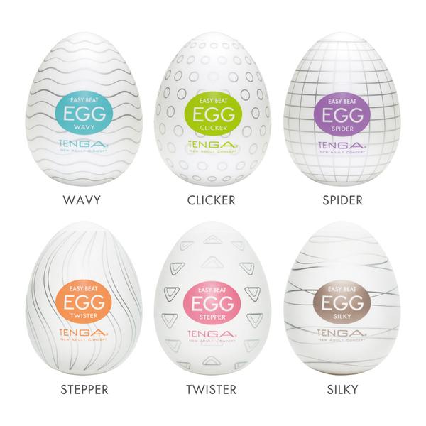 Original Egg Pack of Tenga Egg Strokers.