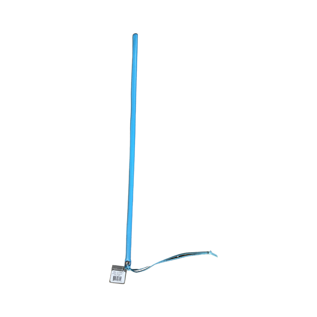The baby blue 24" Leather Wrapped Cane.