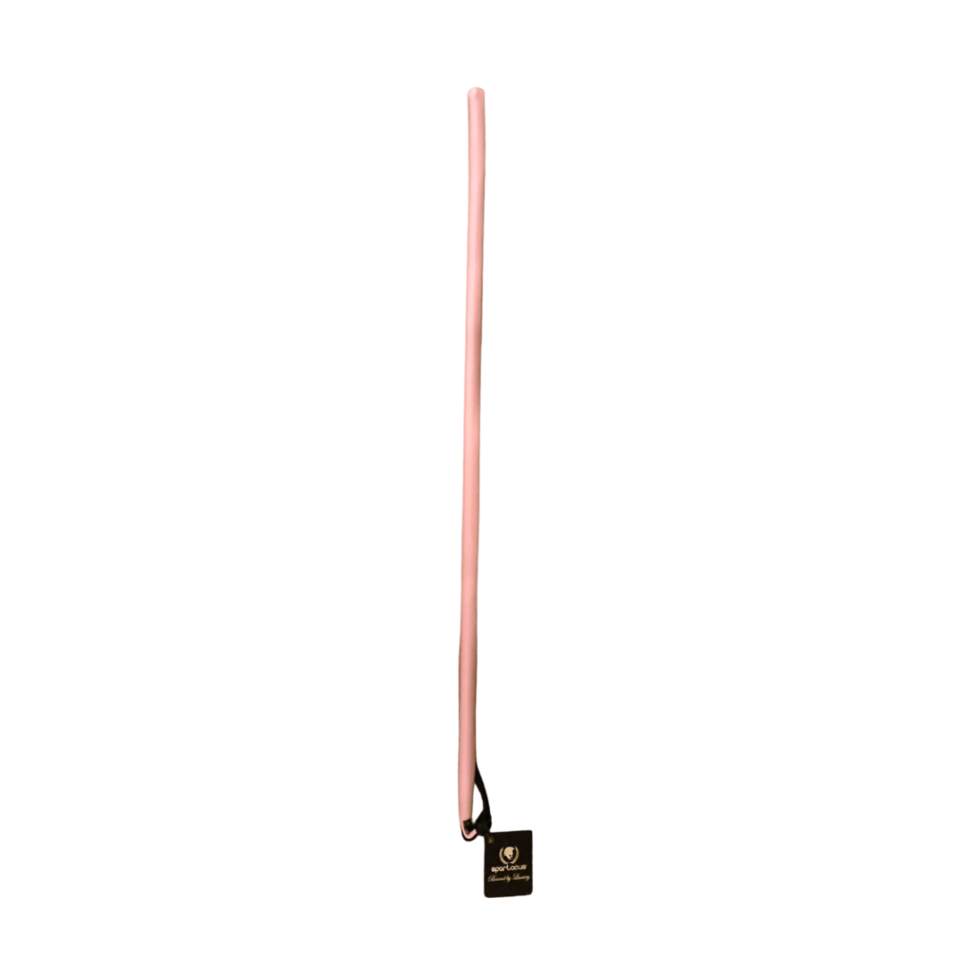 The pink 24" Leather Wrapped Cane.