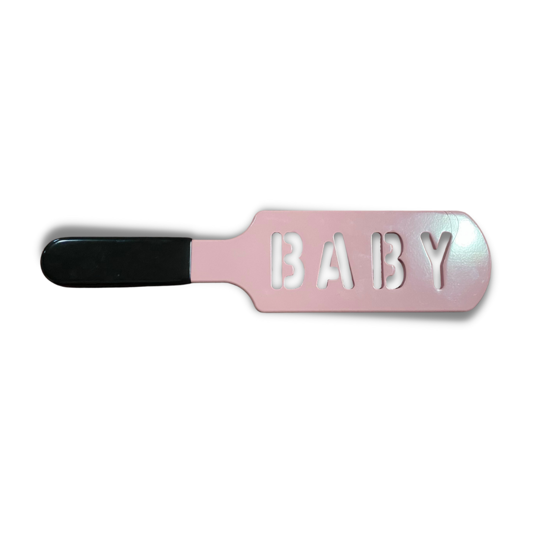 Pink Aluminum BABY Cutout Paddle.