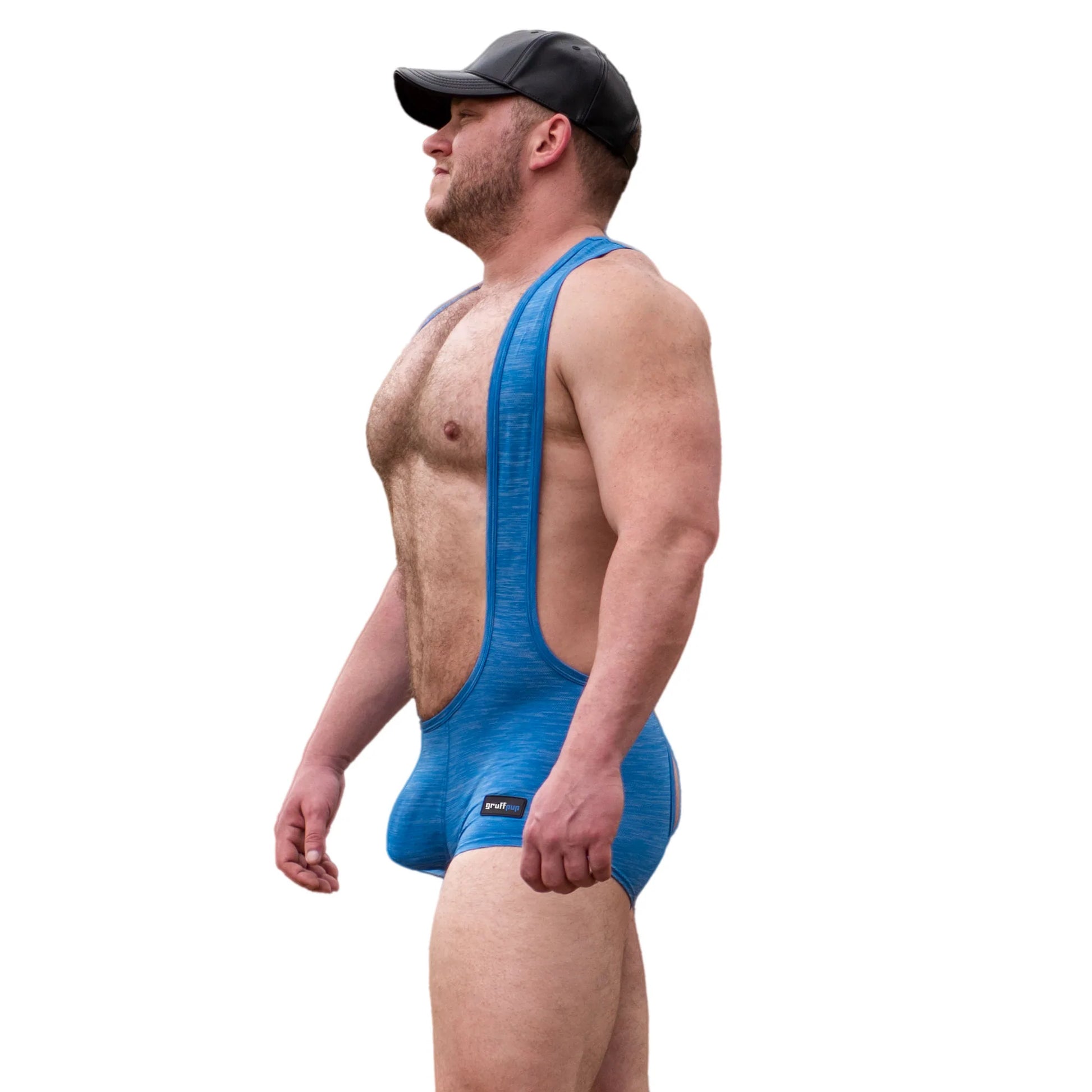 The front of the Raw Contact Assless Singlet.